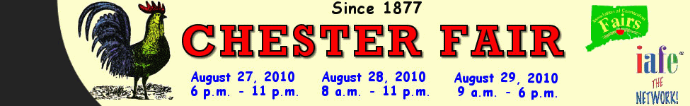 Banner with dates of the Fair