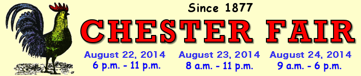Banner with dates and times